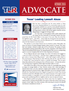 Advocate: October 2016