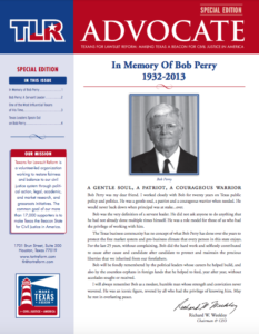 Special Edition Advocate: In Memory of Bob Perry