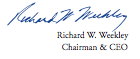 Richard Weekley signature