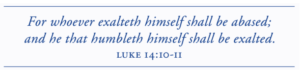 Luke 14:10-11