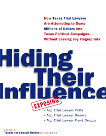 Special Report: Hiding Their Influence
