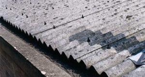 asbestos on roof tiles