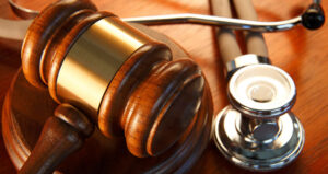 Gavel and stethoscope