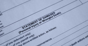 Court legal form- statement of damages