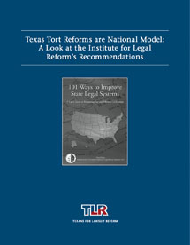 Texas Tort Reforms are National Model